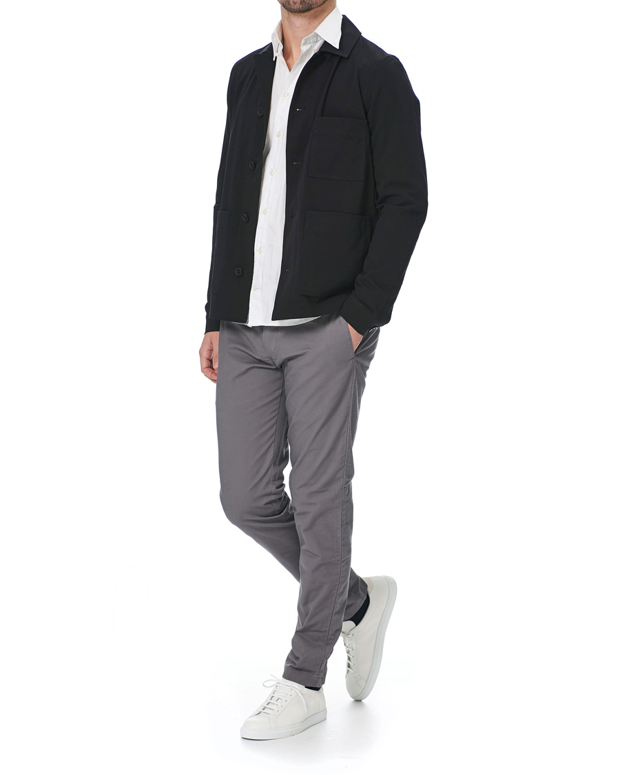 Homme | Pantalons | Club Monaco | Connor Cotton Stretch Chino Grey
