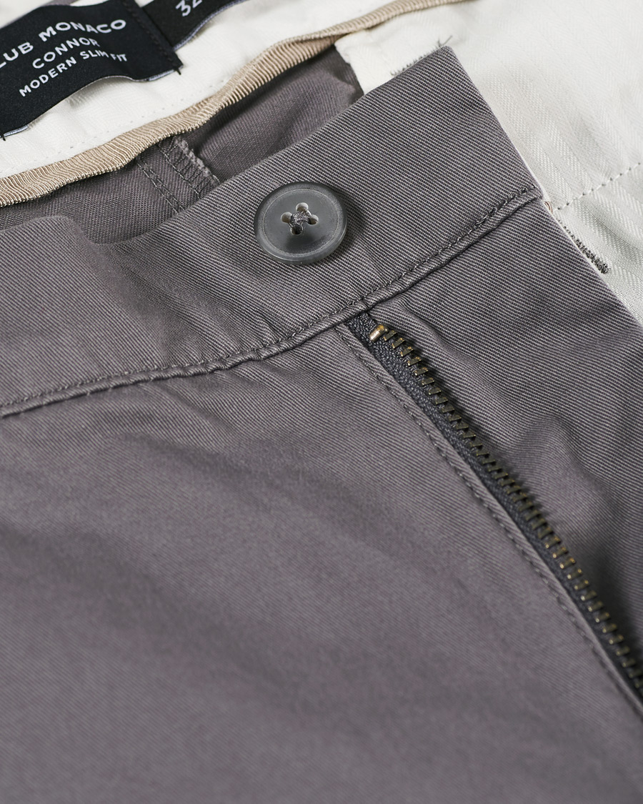 Homme | Pantalons | Club Monaco | Connor Cotton Stretch Chino Grey