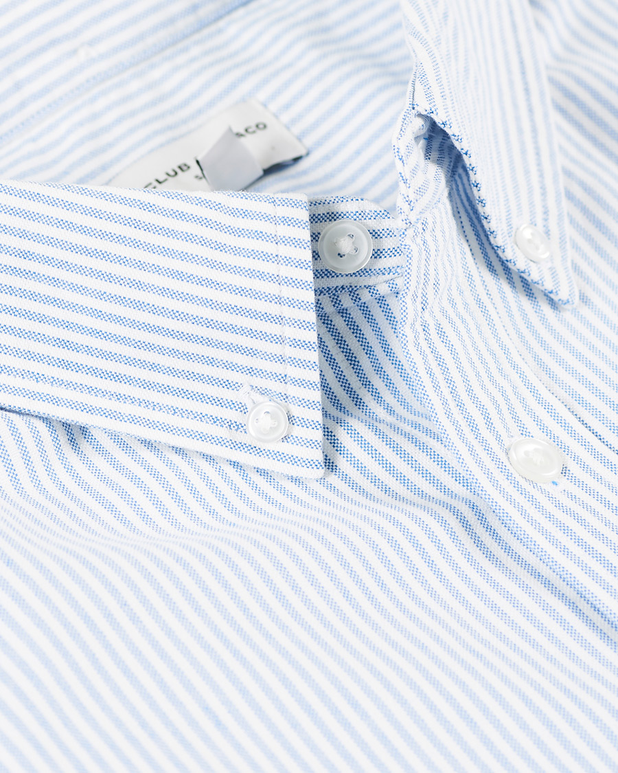 Homme | Chemises | Club Monaco | Slim Fit Oxford Stripe Shirt Blue/White