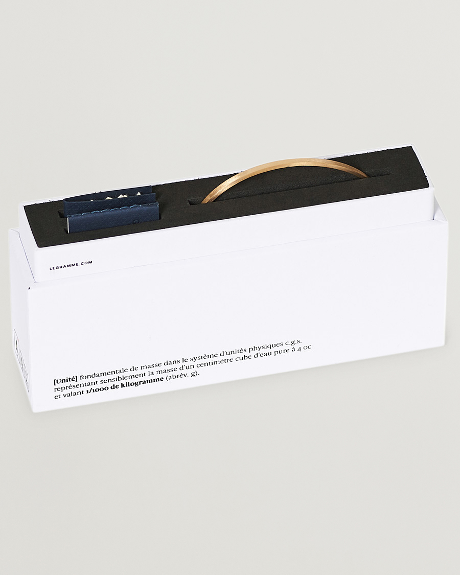 Homme | LE GRAMME Ribbon Bracelet Brushed Gold 18-Karat 7g | LE GRAMME | Ribbon Bracelet Brushed Gold 18-Karat 7g