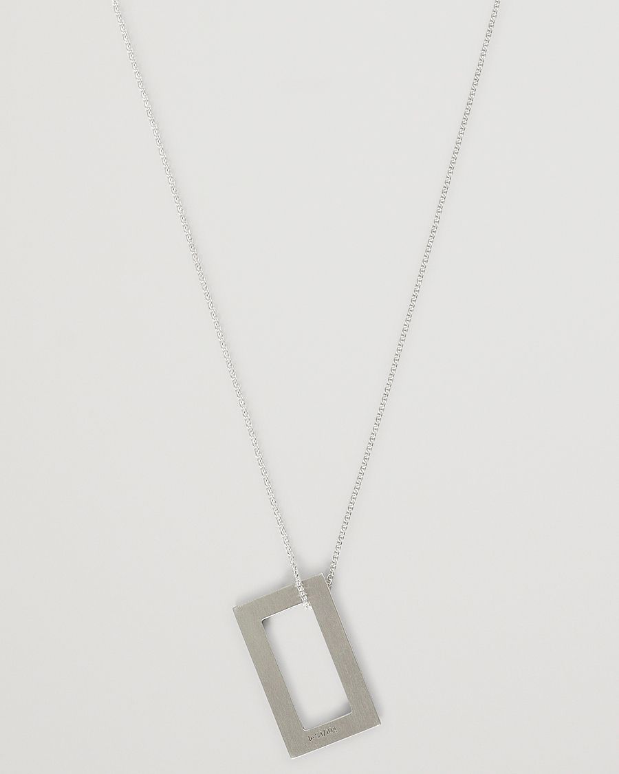 Homme | LE GRAMME Rectangular Necklace Le 3.4 Sterling Silver | LE GRAMME | Rectangular Necklace Le 3.4 Sterling Silver