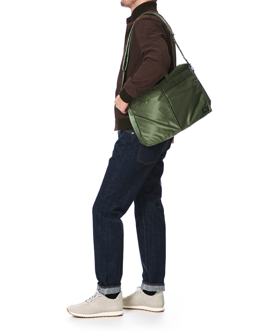Homme | Porter-Yoshida & Co. Tanker 2Way Briefcase Sage Green | Porter-Yoshida & Co. | Tanker 2Way Briefcase Sage Green