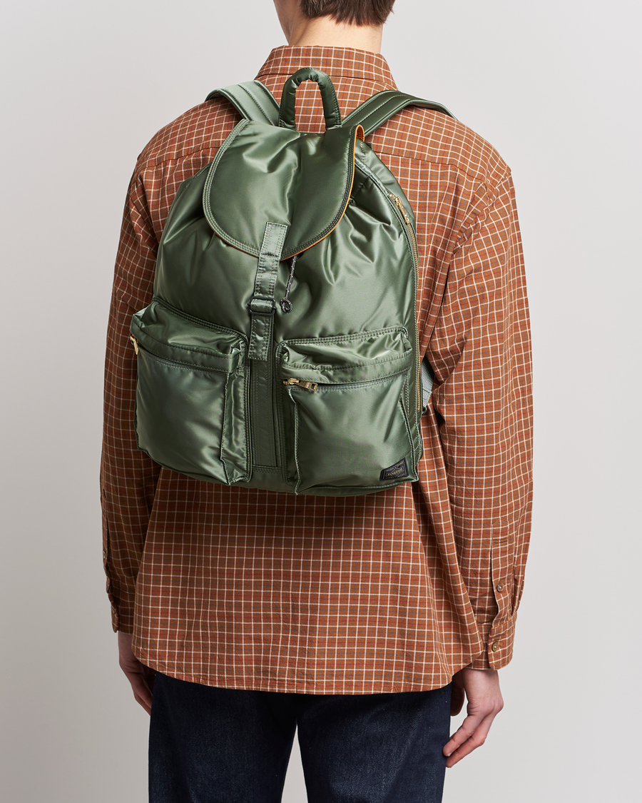 Homme | Porter-Yoshida & Co. Tanker Rucksack Sage Green | Porter-Yoshida & Co. | Tanker Rucksack Sage Green