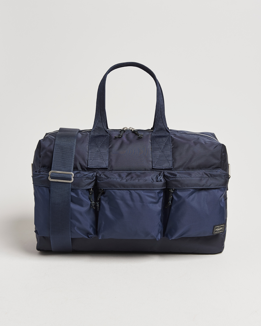 Heren | Tassen | Porter-Yoshida & Co. | Force 2Way Duffel Bag Navy Blue
