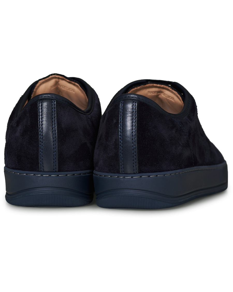 Heren | Lanvin Patent Captoe Sneaker Dark Blue/Dark Blue | Lanvin | Patent Captoe Sneaker Dark Blue/Dark Blue