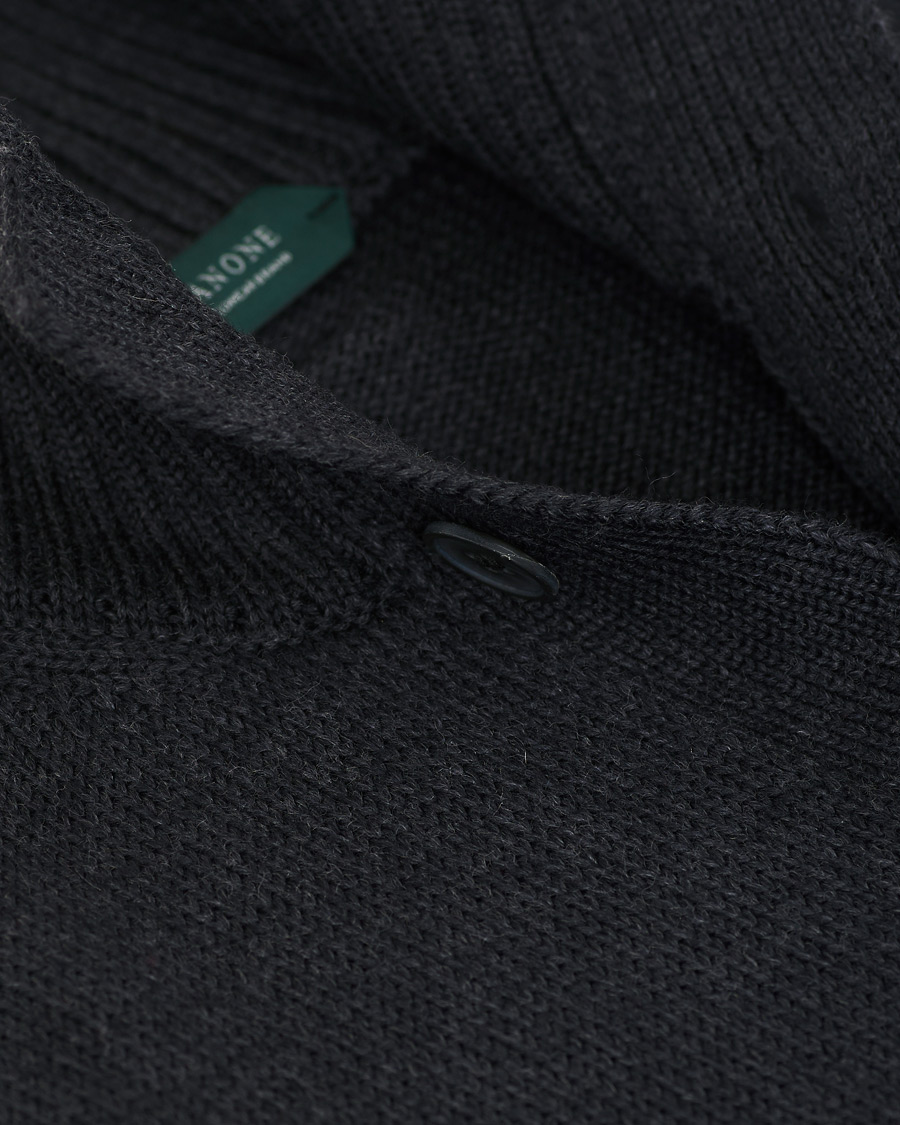 Heren | Truien | Zanone | Virgin Merino Wool Chioto Cardigan Charcoal