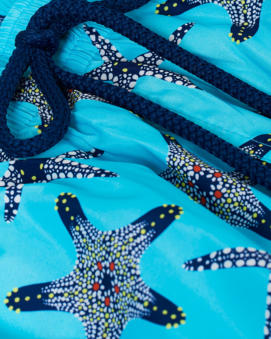 Homme | Maillots De Bain | Vilebrequin | Mahina Swim Shorts Bleu Lazuli