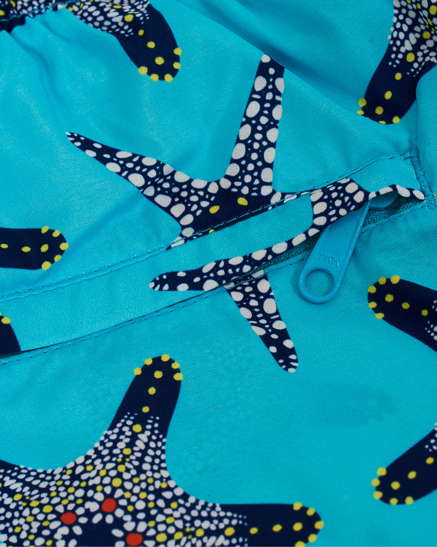 Homme | Maillots De Bain | Vilebrequin | Mahina Swim Shorts Bleu Lazuli