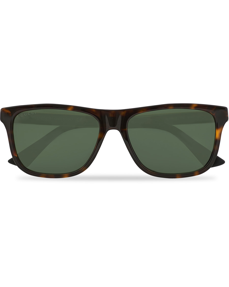 Homme | GUCCI GG0687S Sunglasses Havana/Green | Gucci | GG0687S Sunglasses Havana/Green