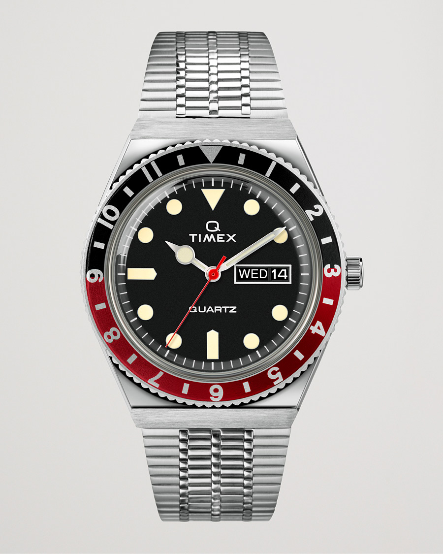 Homme | Timex Q Reissue 1979 Black/Red | Timex | Q Reissue 1979 Black/Red