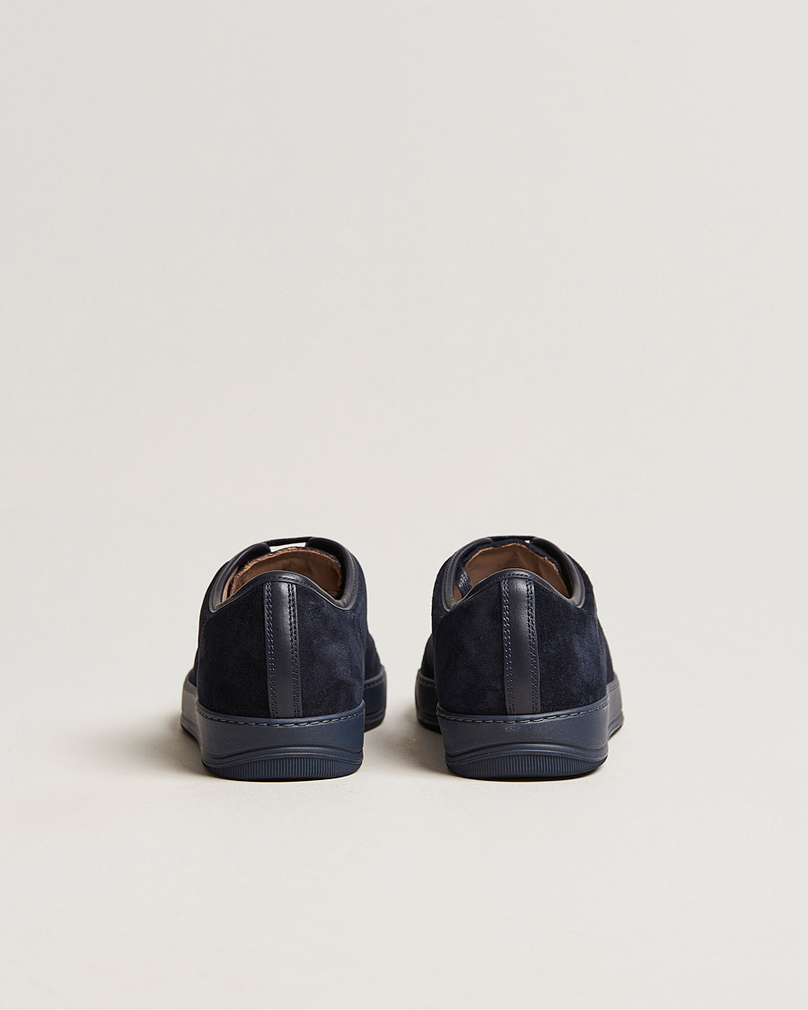 Homme | Lanvin Patent Cap Toe Sneaker Navy/Navy | Lanvin | Patent Cap Toe Sneaker Navy/Navy
