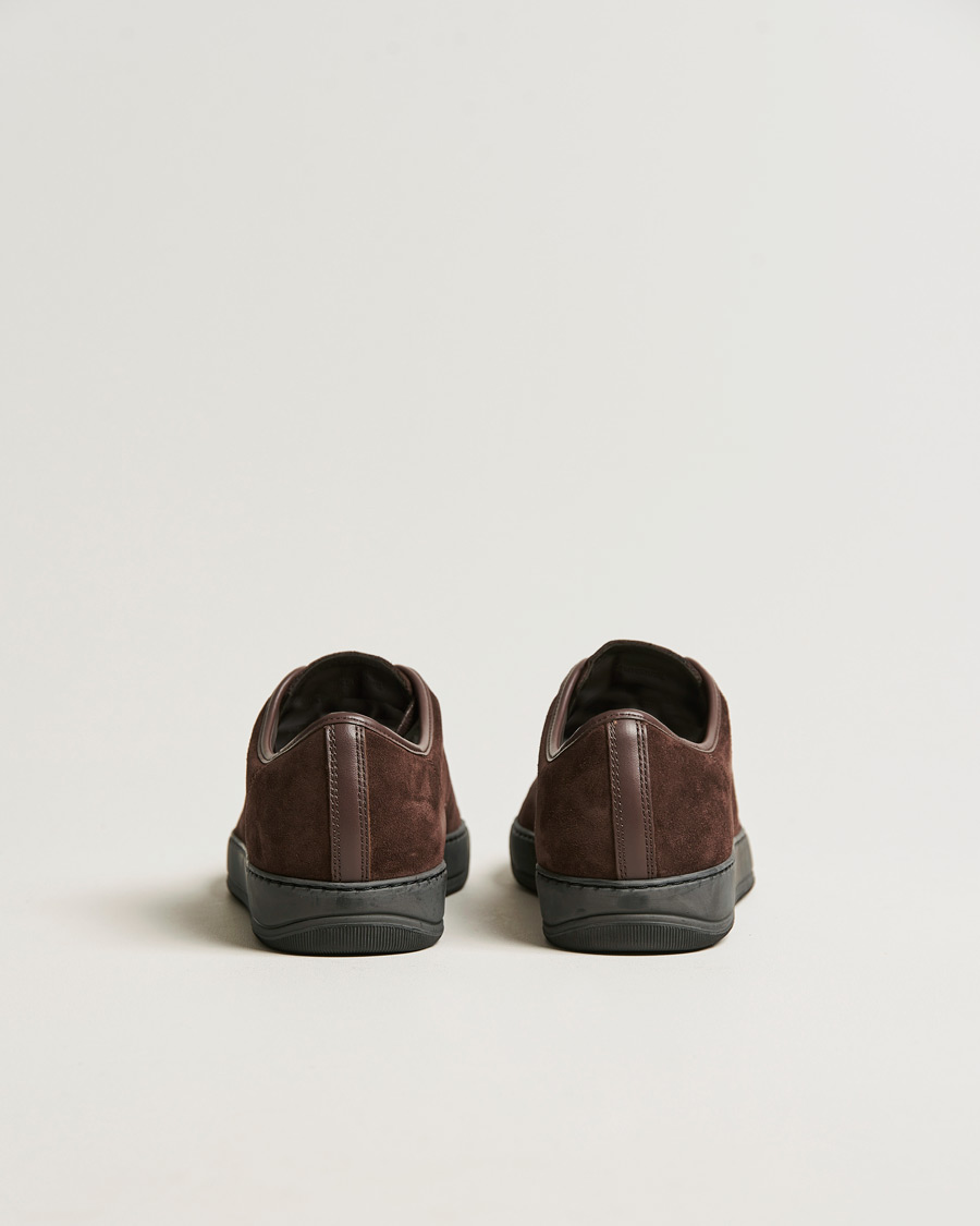 Homme | Lanvin Patent Cap Toe Sneaker Dark Brown | Lanvin | Patent Cap Toe Sneaker Dark Brown