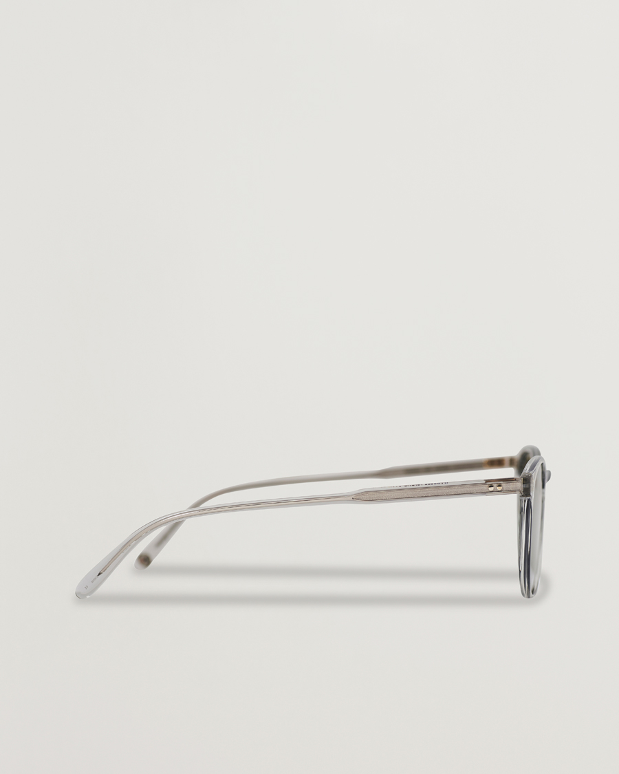 Heren | Zonnebrillen | Garrett Leight | Kinney 49 Sunglasses Transparent/Green
