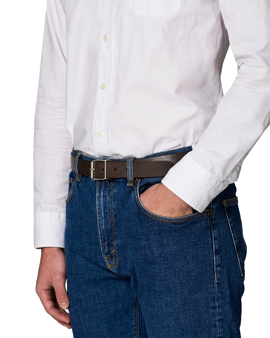 Homme | Anderson's Classic Casual 3 cm Leather Belt Brown | Anderson's | Classic Casual 3 cm Leather Belt Brown