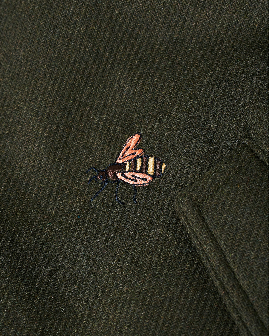 Heren | Jassen | GANT | Luke Edward Hall Emrodery Zip Jacket Tartan Green