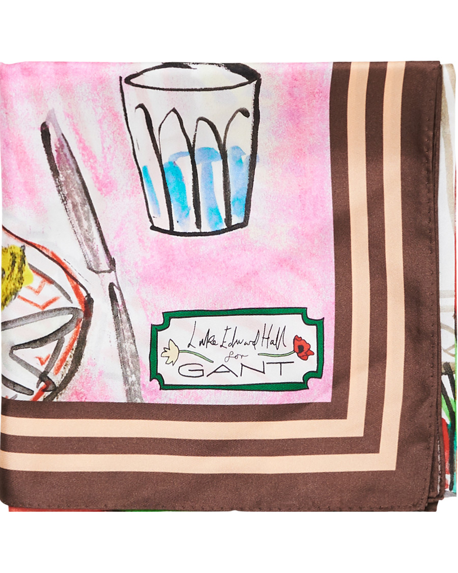 Heren | GANT Luke Edward Hall Silk Scarf Multi | GANT | Luke Edward Hall Silk Scarf Multi