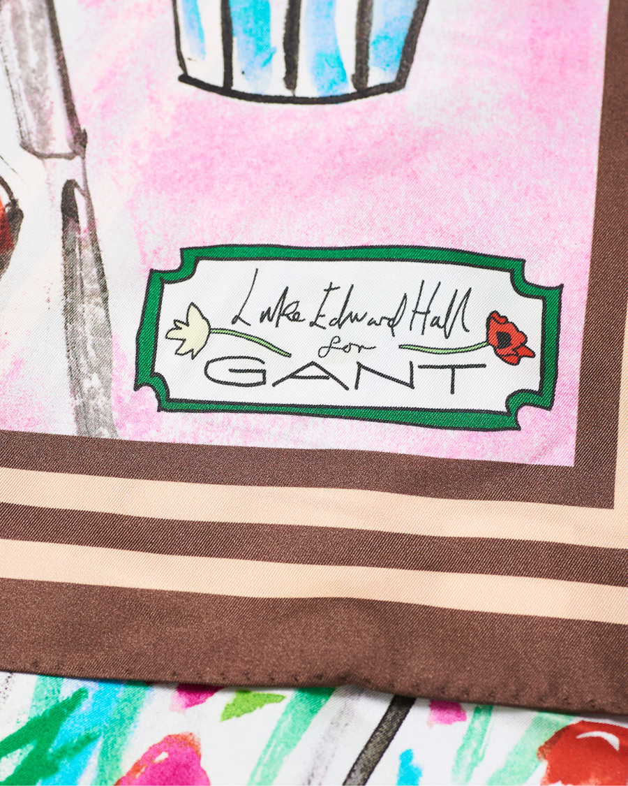 Heren | GANT Luke Edward Hall Silk Scarf Multi | GANT | Luke Edward Hall Silk Scarf Multi