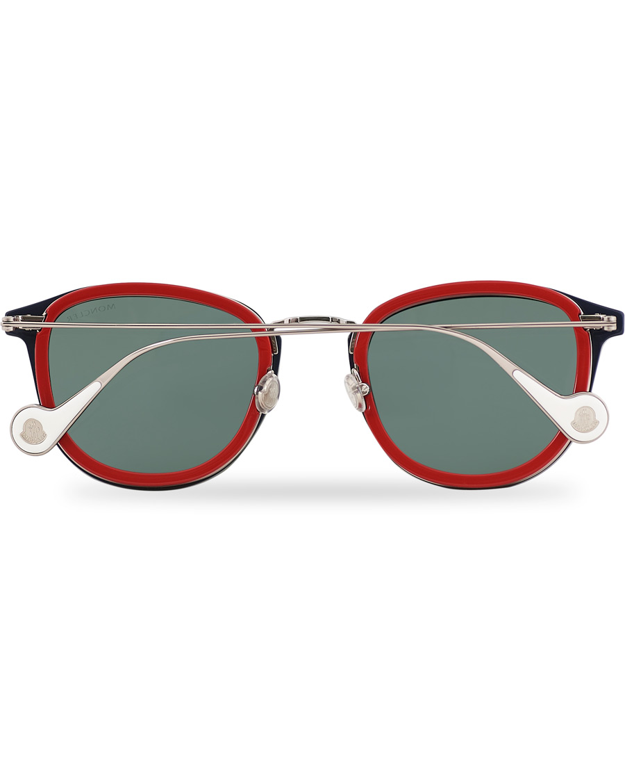 Heren | Moncler Lunettes ML0126 Sunglasses Blue/Red | Moncler Lunettes | ML0126 Sunglasses Blue/Red