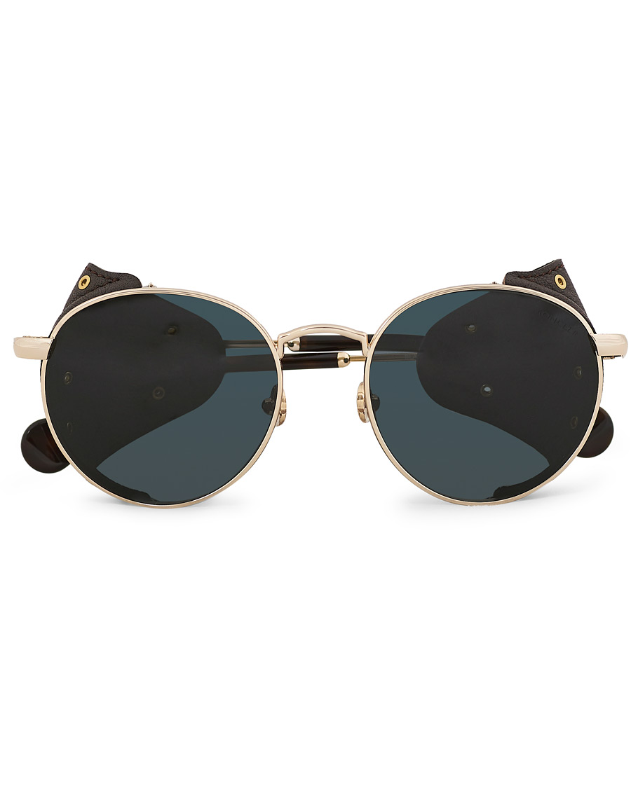 Homme | Moncler Lunettes Blazon Polarized Sunglasses Gold/Brown | Moncler Lunettes | Blazon Polarized Sunglasses Gold/Brown
