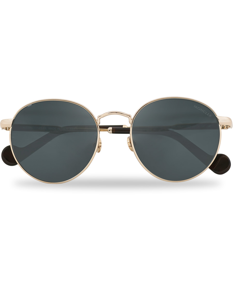 Homme | Moncler Lunettes Blazon Polarized Sunglasses Gold/Brown | Moncler Lunettes | Blazon Polarized Sunglasses Gold/Brown
