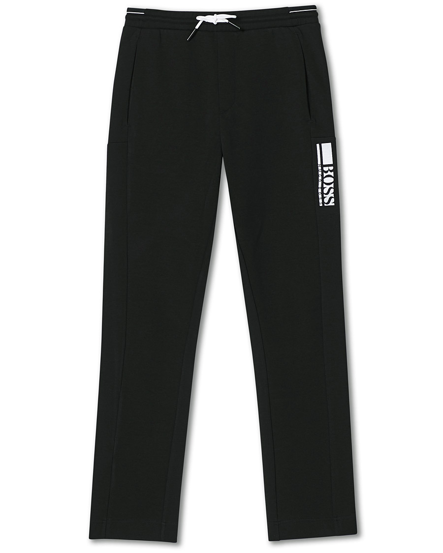 Homme | Pantalons | BOSS GREEN | BOSS Athleisure Hadim Striped Sweatpants Black
