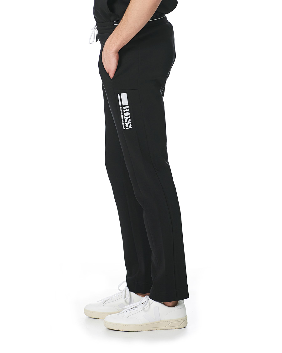Homme | Pantalons | BOSS GREEN | BOSS Athleisure Hadim Striped Sweatpants Black