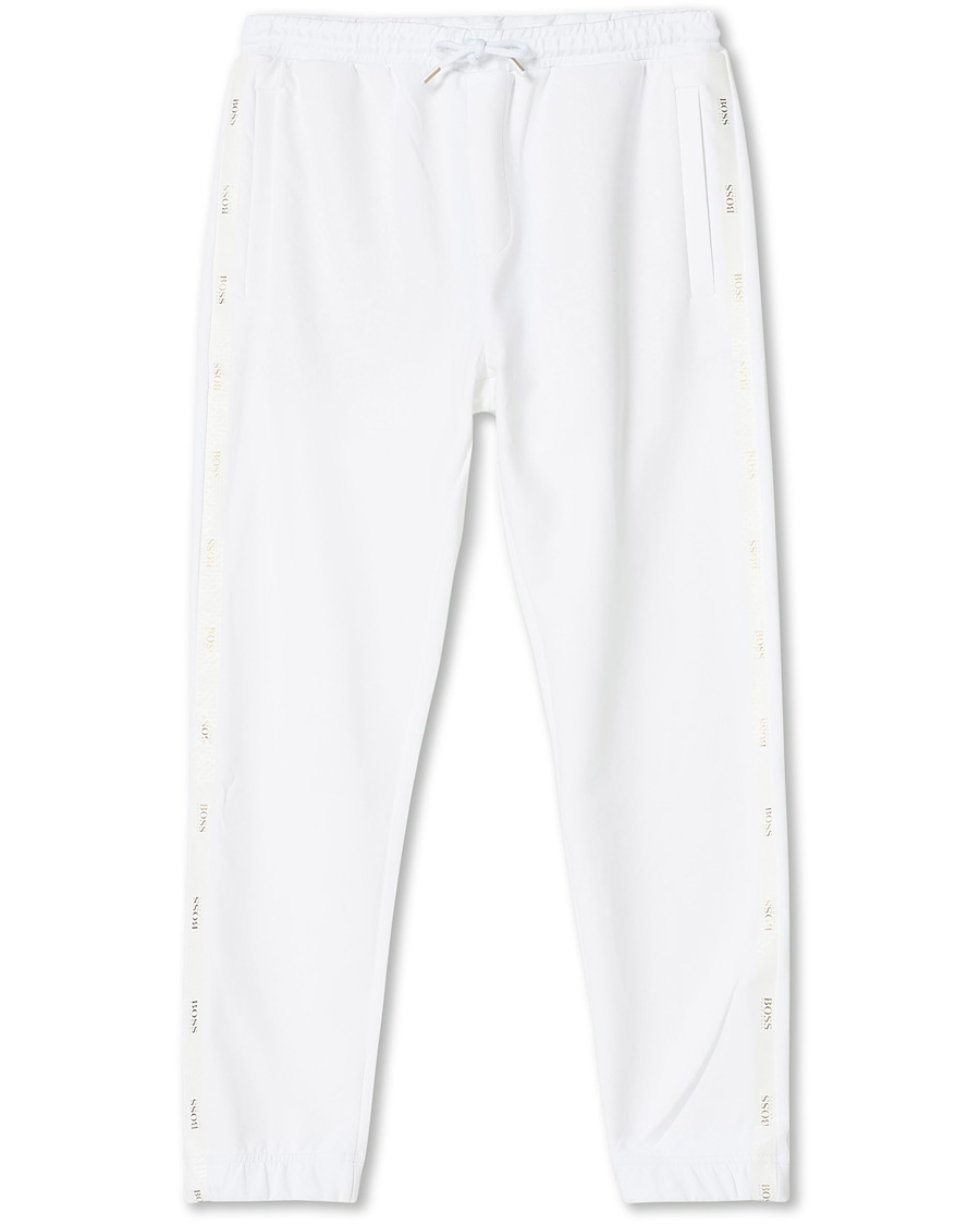 Homme | Pantalons | BOSS GREEN | BOSS Athleisure Hadiko Logo Sweatpants White