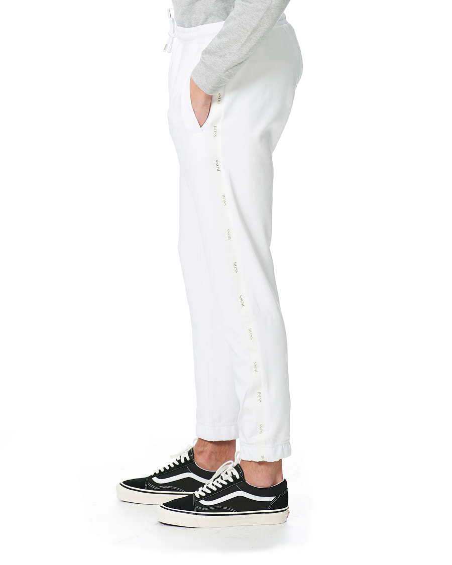 Homme | Pantalons | BOSS GREEN | BOSS Athleisure Hadiko Logo Sweatpants White