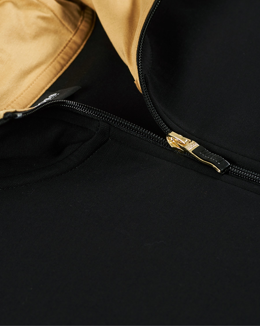 Homme | Pulls Et Tricots | BOSS GREEN | BOSS Athleisure Saggy Taped Full Zip Hoodie Black