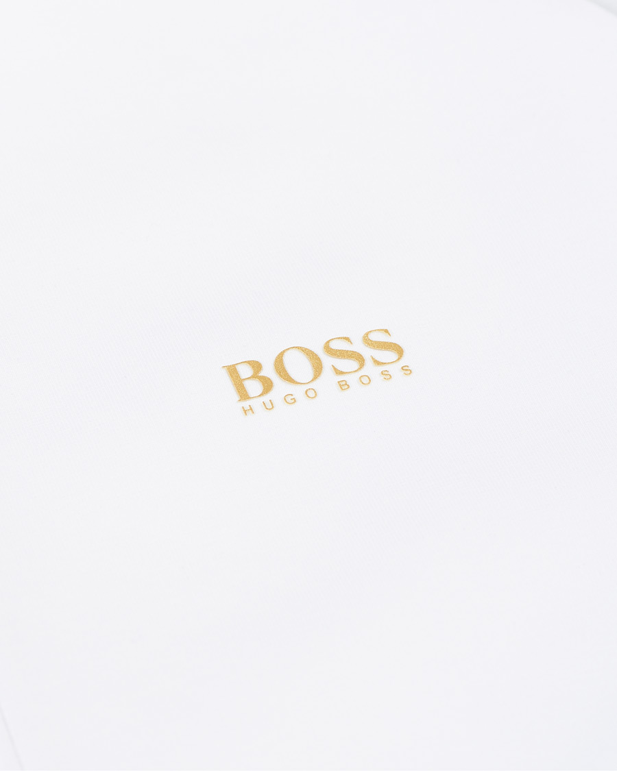 Homme | Pulls Et Tricots | BOSS GREEN | BOSS Athleisure Saggy Taped Full Zip Hoodie White