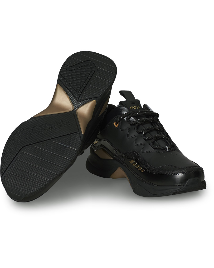 Homme | HUGO Block Running Sneakers Black | HUGO | Block Running Sneakers Black
