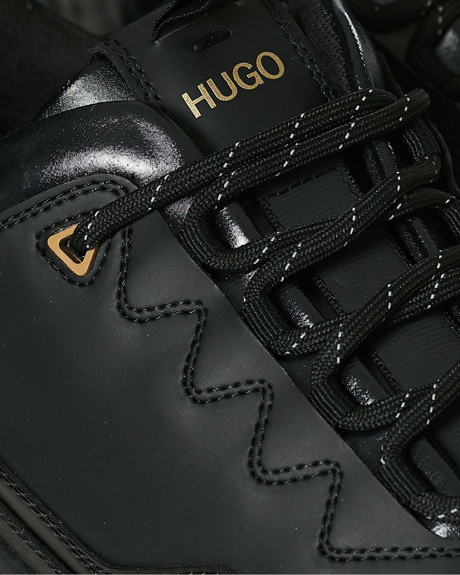 Homme | HUGO Block Running Sneakers Black | HUGO | Block Running Sneakers Black