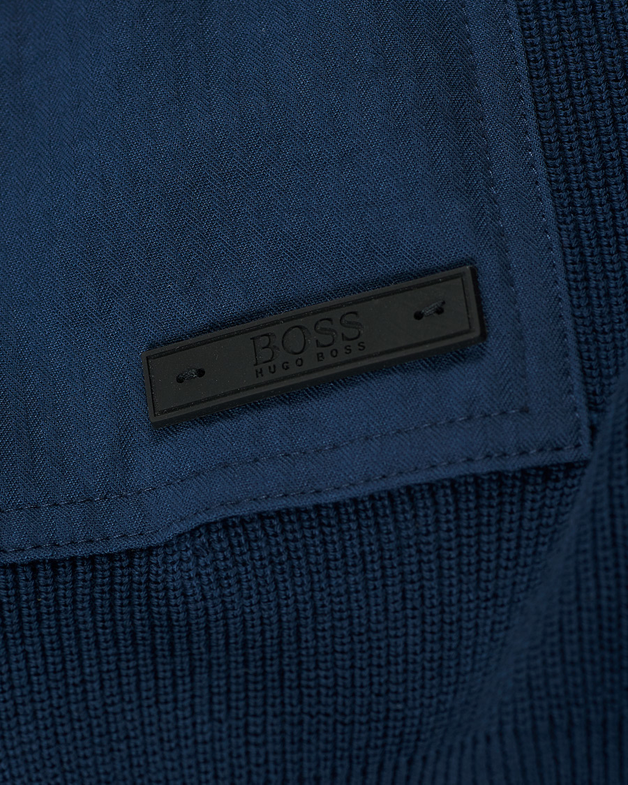 Homme | Pulls Et Tricots | BOSS ORANGE | BOSS Casual Kardione Knitted Cardigan Dark Blue