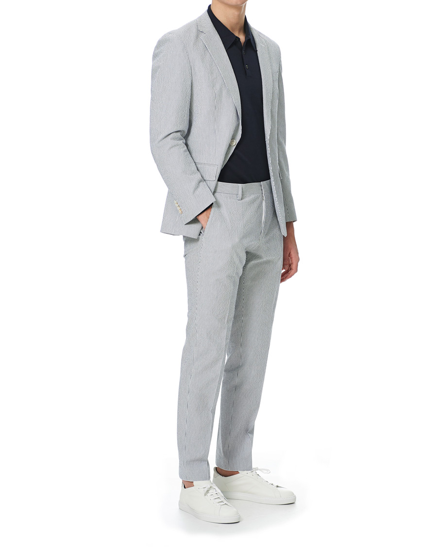 Homme | Costumes | BOSS BLACK | BOSS Helford/Gander3 Seersucker Suit Open Grey