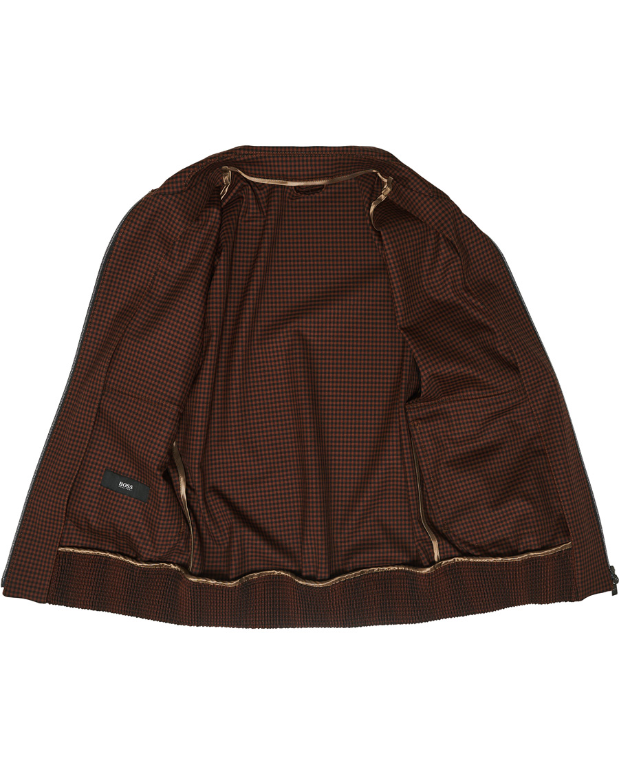Homme | Manteaux Et Vestes | BOSS BLACK | BOSS Narten Houndstooth Jacket Rust