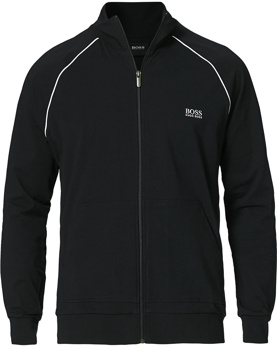 Homme | Pulls Et Tricots | BOSS BLACK | BOSS Mix & Match Full Zip Jacket Black