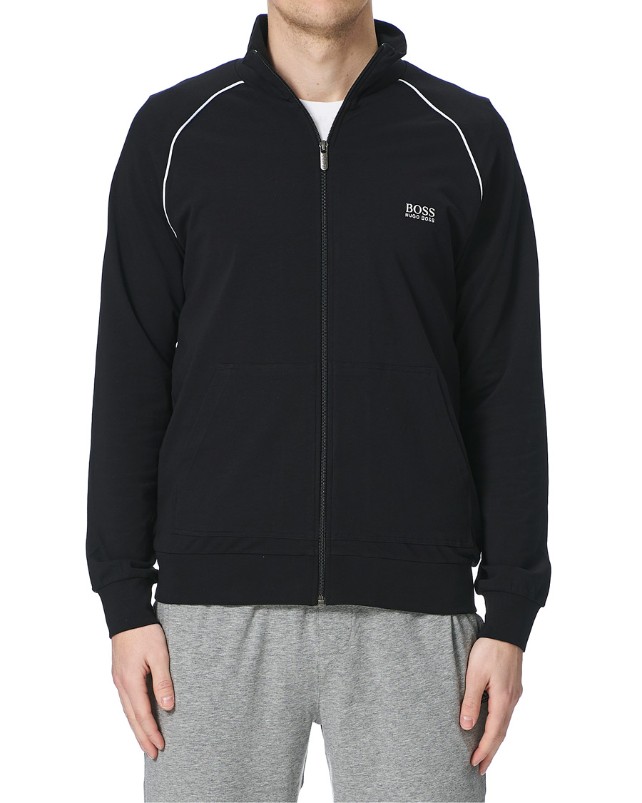 Homme | Pulls Et Tricots | BOSS BLACK | BOSS Mix & Match Full Zip Jacket Black