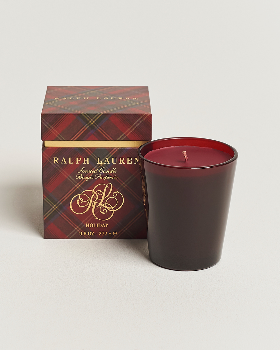 Homme | Polo Ralph Lauren Holiday Candle Red Plaid | Polo Ralph Lauren | Holiday Candle Red Plaid
