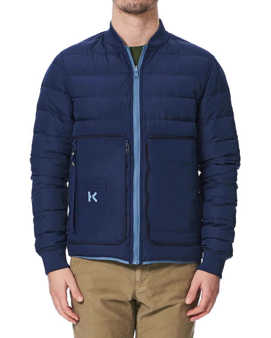 Homme | Manteaux Et Vestes | KENZO | Lightweight Reversible Bomber Jacket Blue