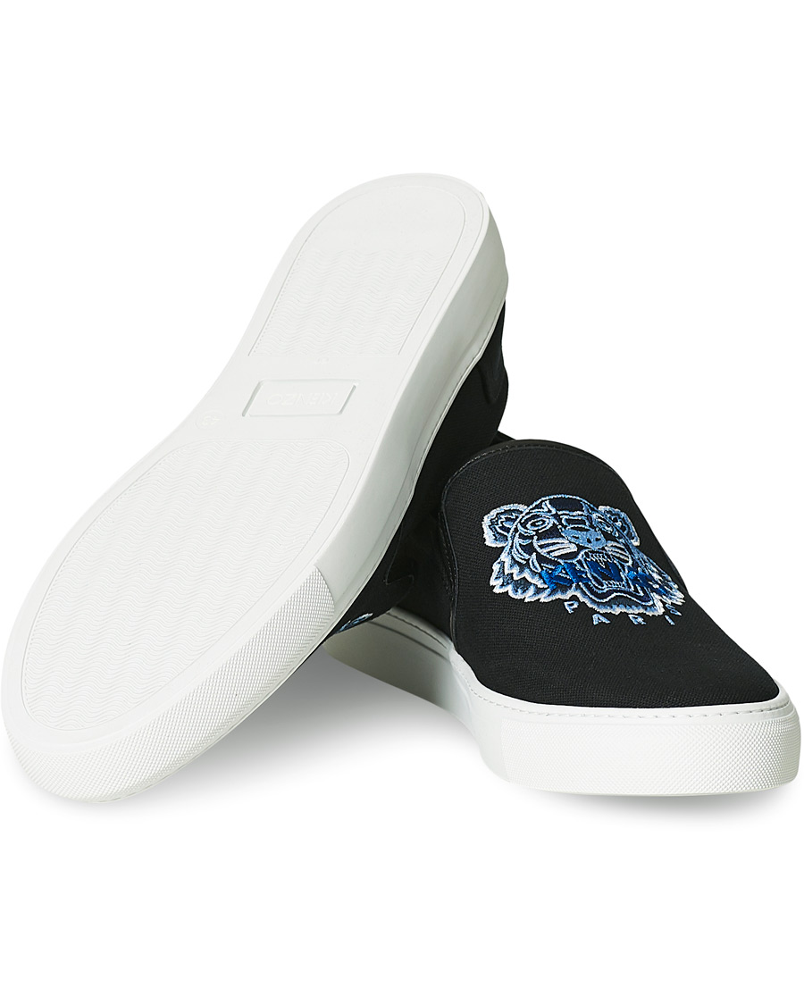 Homme | KENZO Tiger Slip On Sneaker Black | KENZO | Tiger Slip On Sneaker Black
