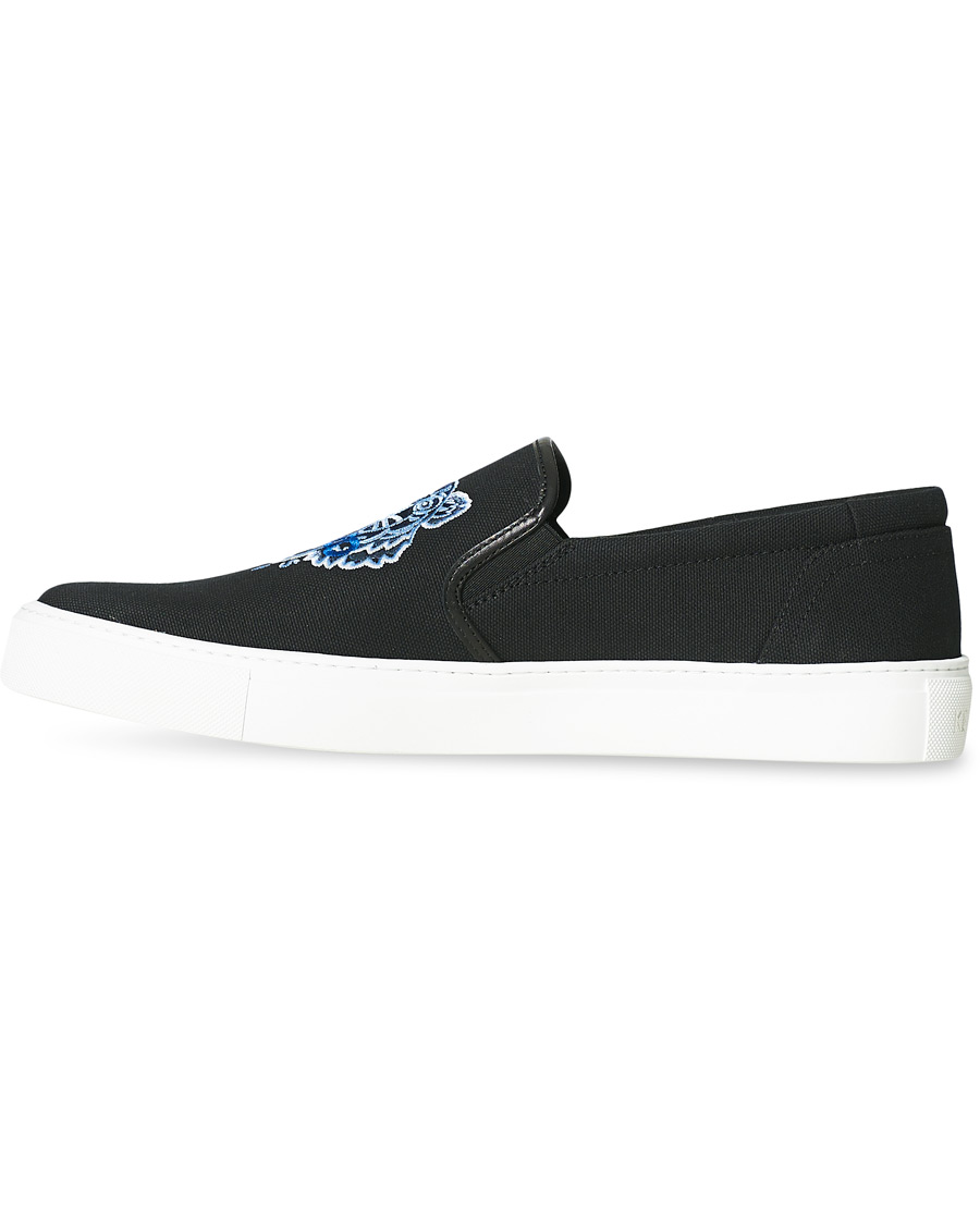 Homme | KENZO Tiger Slip On Sneaker Black | KENZO | Tiger Slip On Sneaker Black