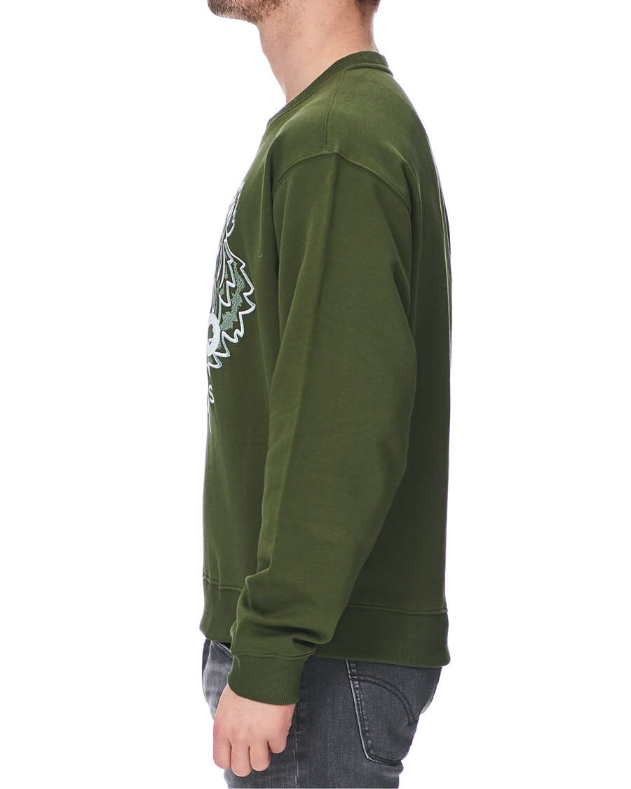 Homme | Pulls Et Tricots | KENZO | Tiger Crew Neck Sweatshirt Dark Khaki