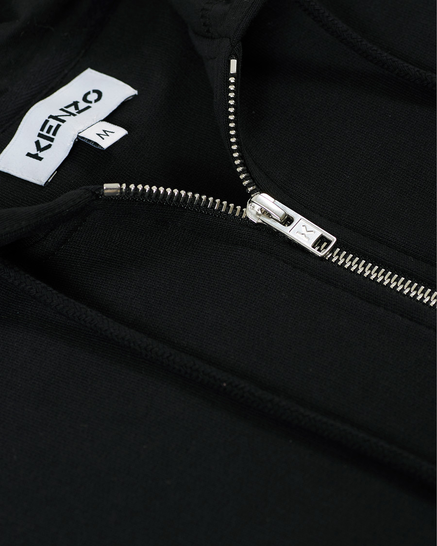 Homme | Pulls Et Tricots | KENZO | Tiger Full Zip Hoodie Black