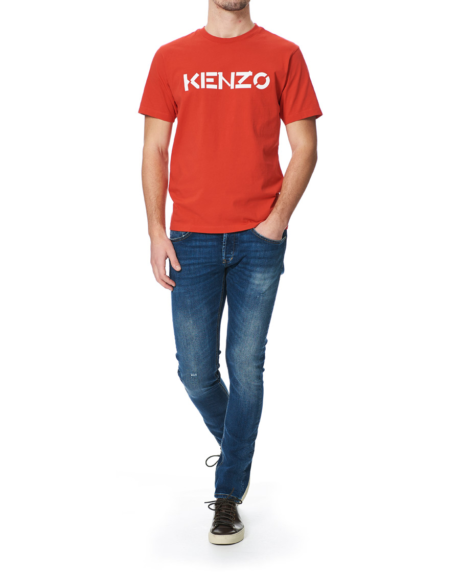 Heren | T-shirts | KENZO | Logo Classic Crew Neck Tee Medium Red
