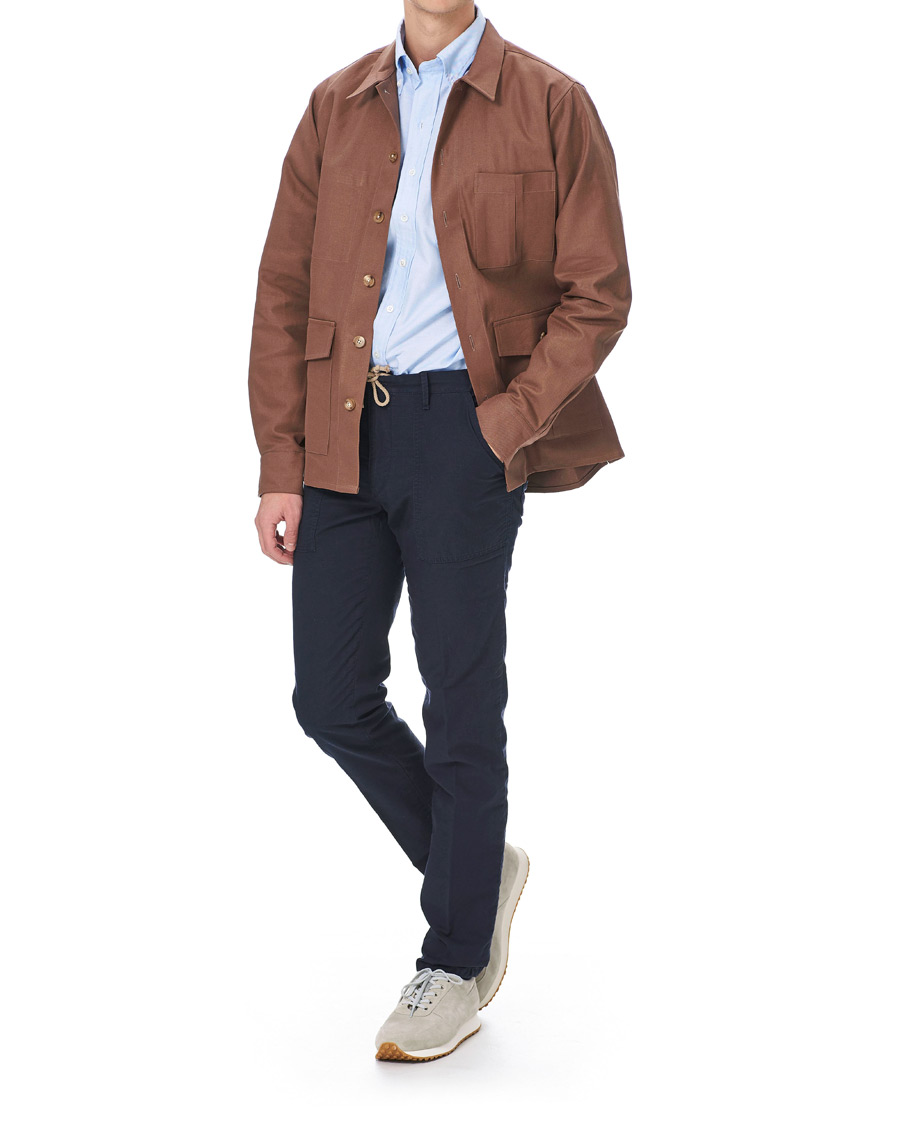 Homme | Chemises | Drake's | Oxford Button Down Shirt Sky