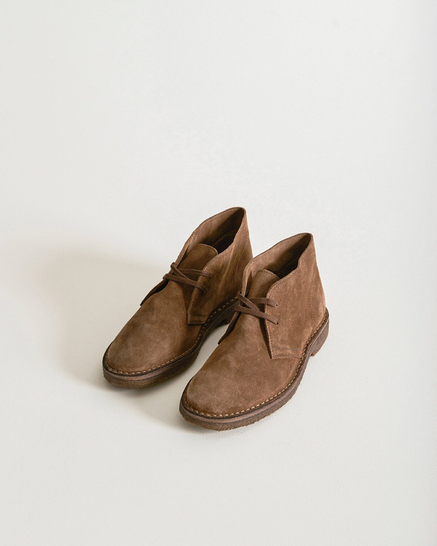 Heren | Laarzen | Drake's | Clifford Suede Desert Boots Light Brown