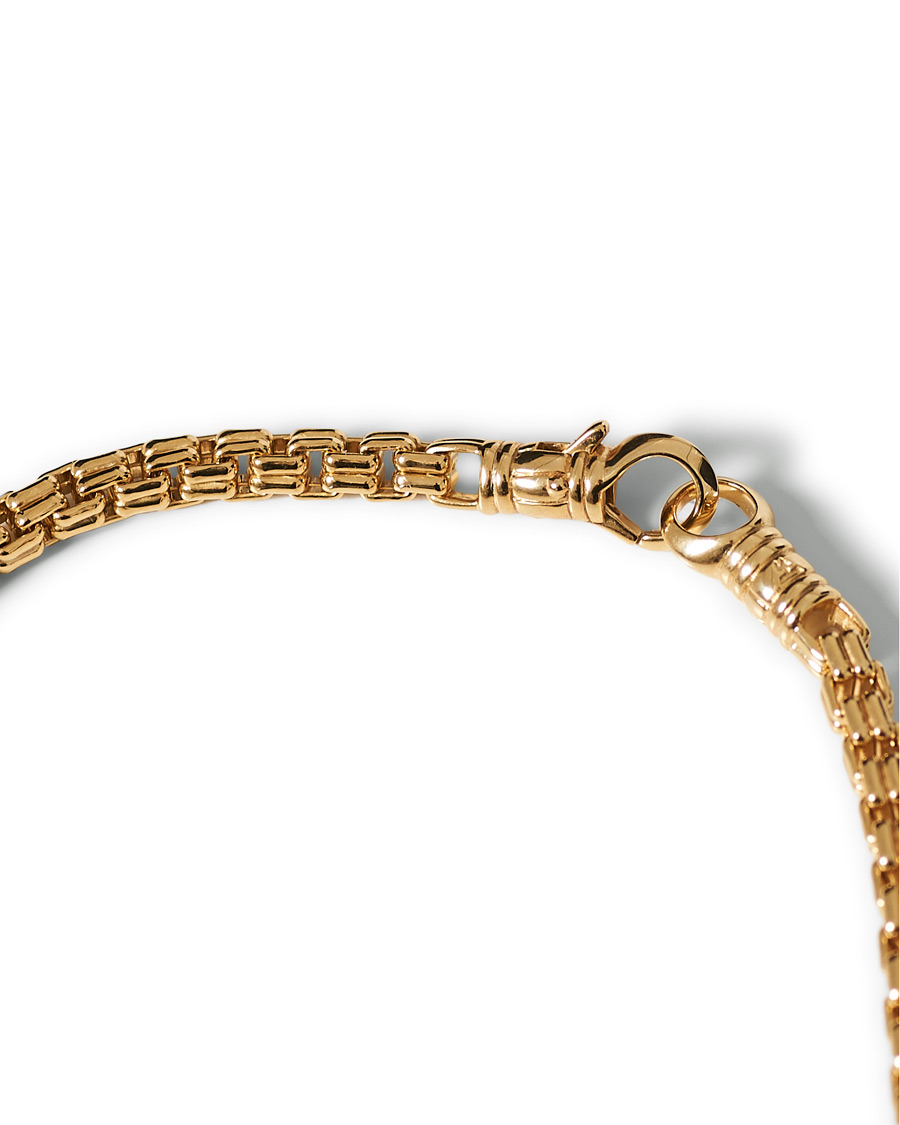 Homme | Tom Wood Venetian Bracelet Double M Bracelet Gold | Tom Wood | Venetian Bracelet Double M Bracelet Gold