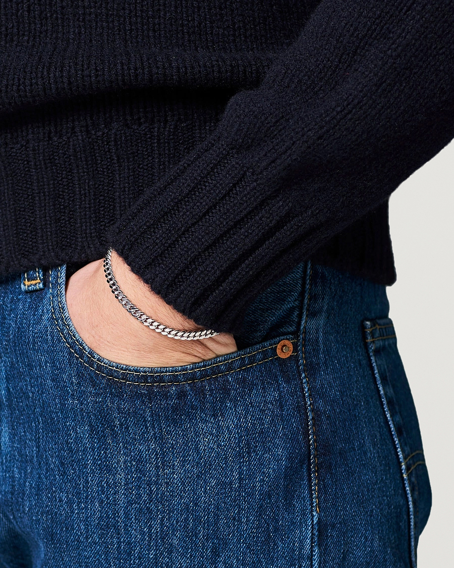 Heren | Sieraden | Tom Wood | Curb Bracelet L Silver