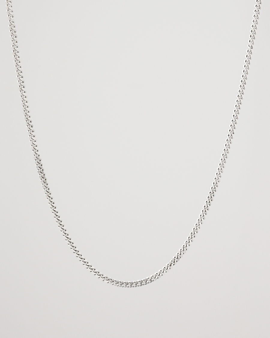 Homme | Bijoux | Tom Wood | Curb Chain M Necklace Silver