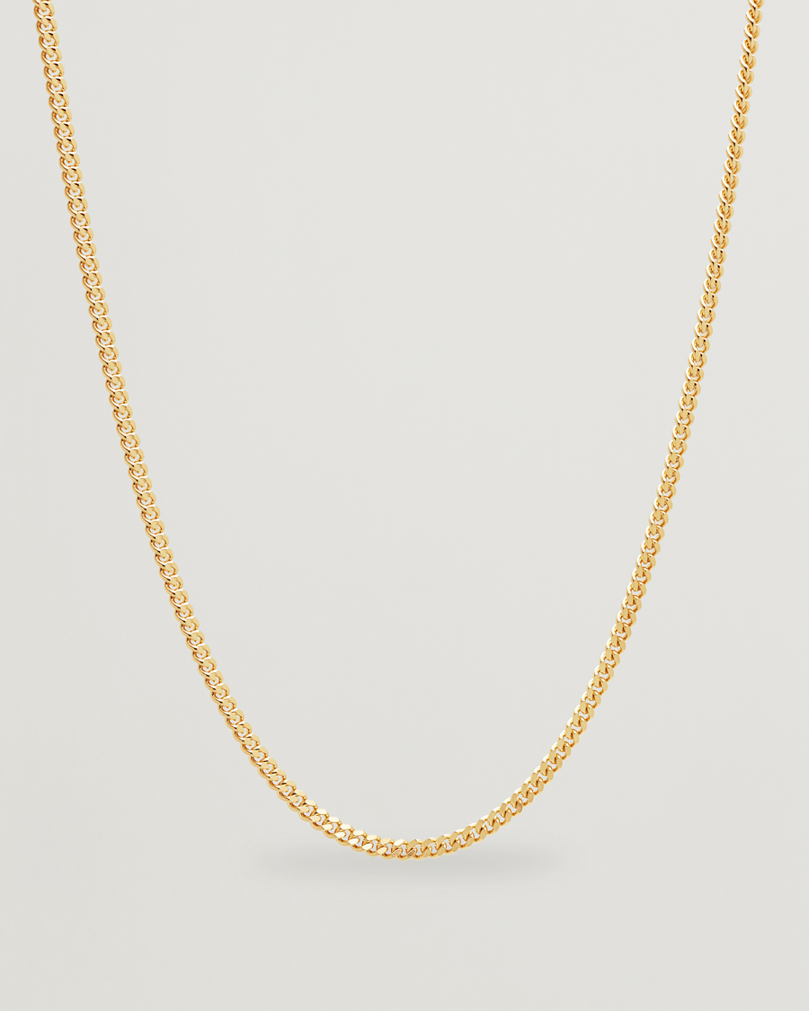 Homme | Bijoux | Tom Wood | Curb Chain M Necklace Gold